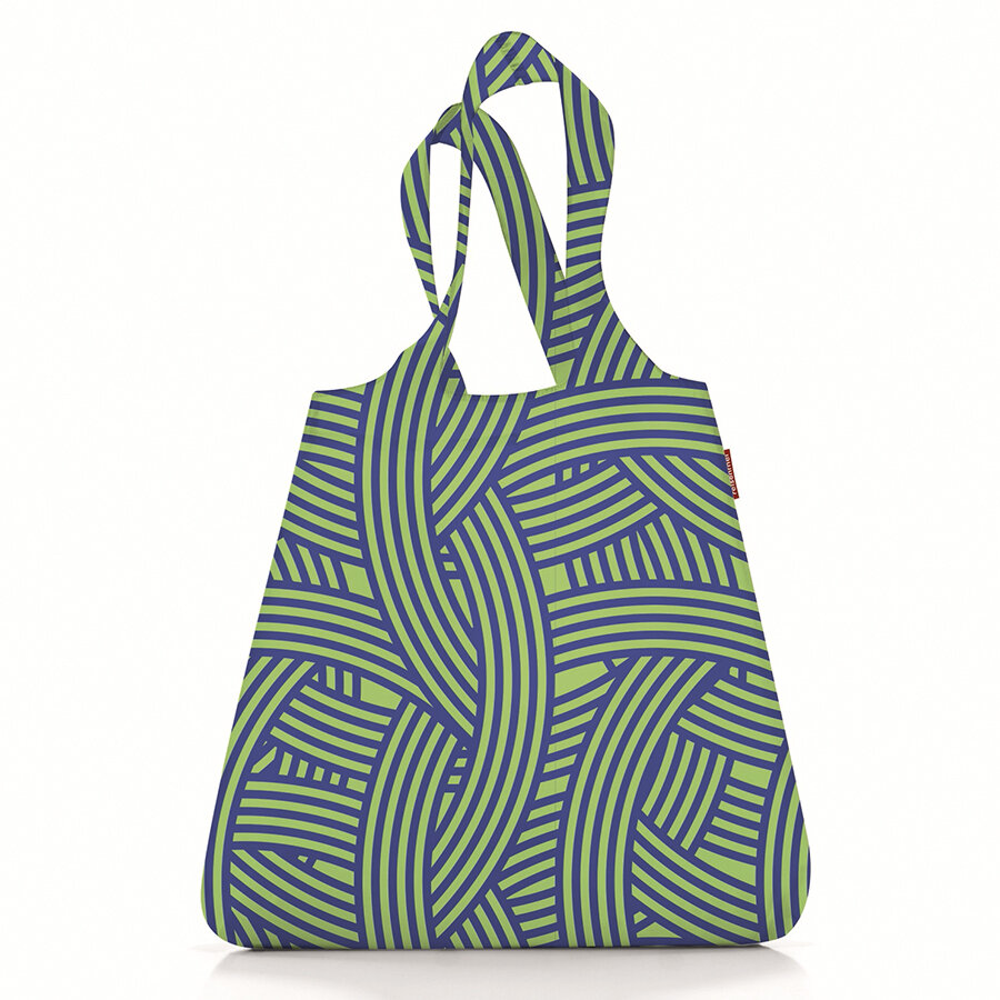   mini maxi shopper zebra green