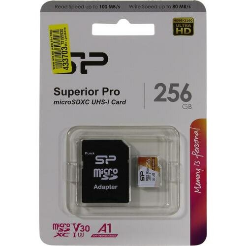 SD карта Silicon power Superior SP256GBSTXDU3V20AB