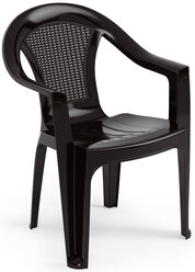 Кресло Альтернатива Плетенка, 58,5 x 54 x 80 см, коричневое