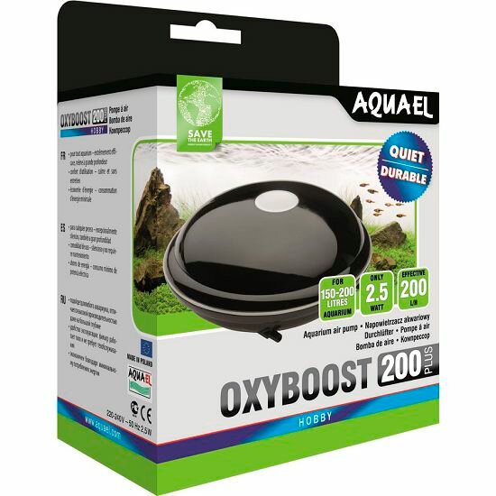 Aquael OXYBOOST 200 plus компрессор для аквариума, 200 л/ч