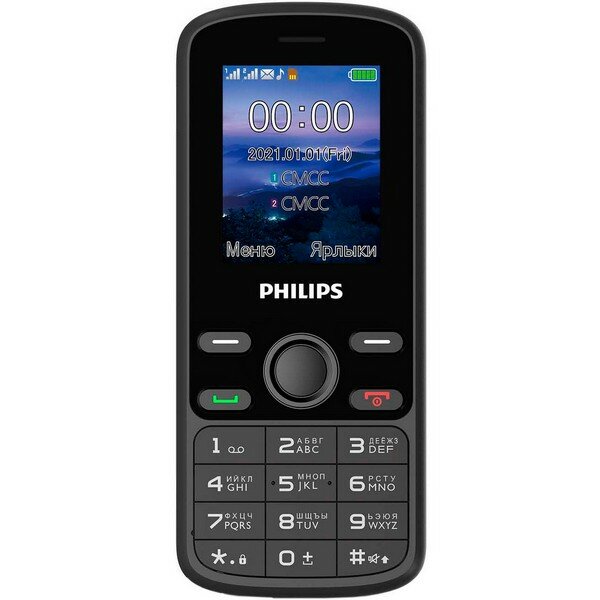 Мобильные телефоны PHILIPS E111 Xenium Black