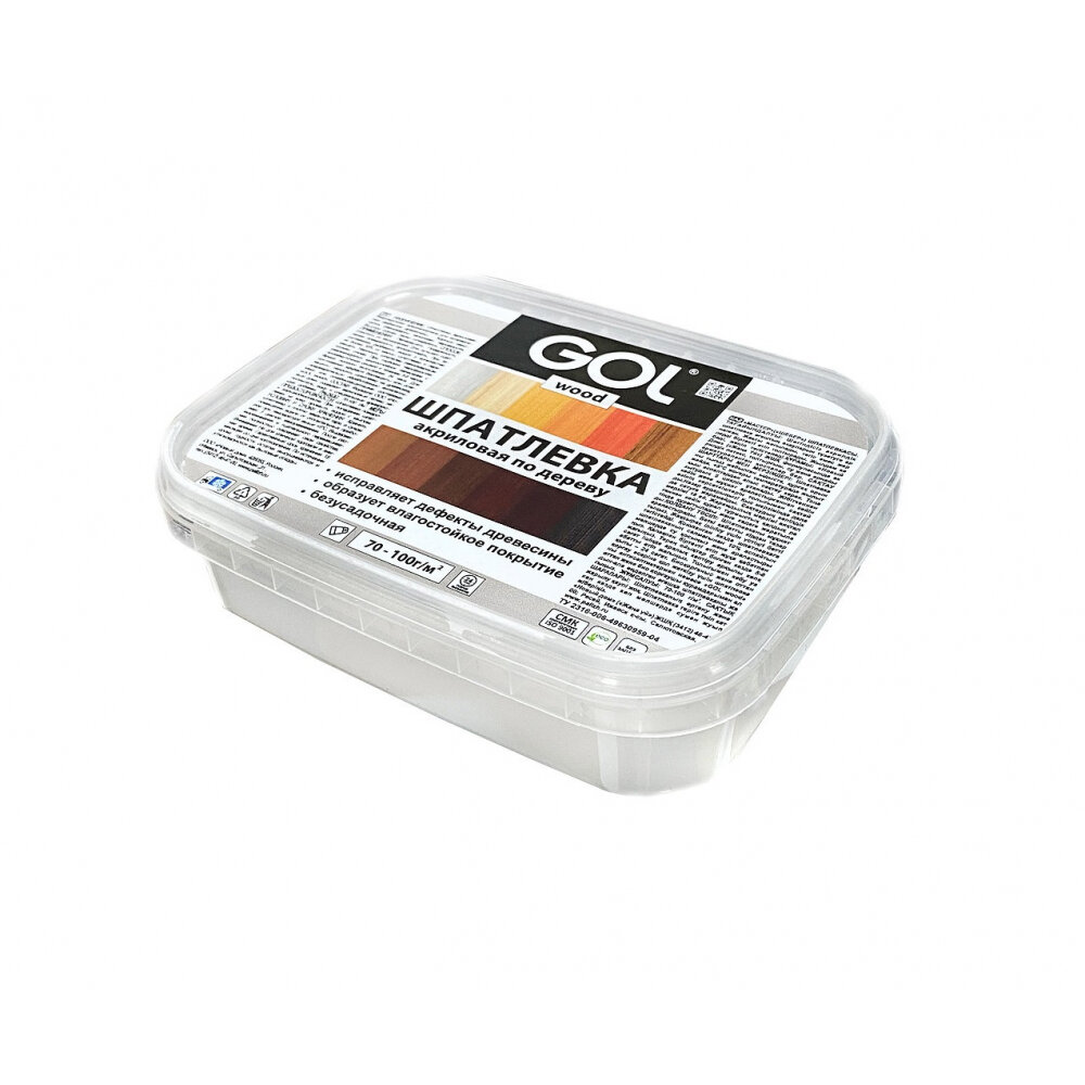 фото Palizh GOL Шпатлевка акриловая по дереву wood мастер 0,15кг дуб светлый Wd.250.02 0 11605697