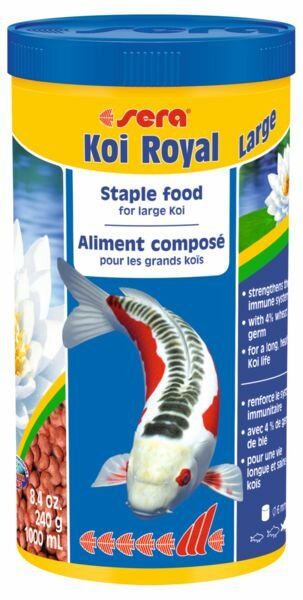 Sera Корм основной Sera KOI ROYAL large для кои свыше 25 см, гранулы 1 л