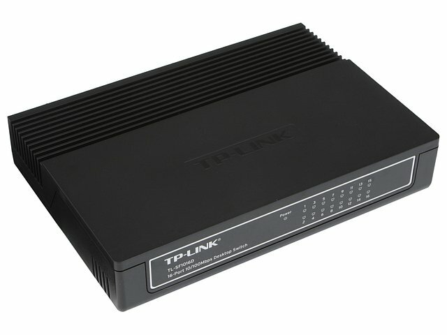 Коммутатор TP-Link Коммутатор TP-Link TL-SF1016D ver.6.0 16 портов 100Мбит/сек. (ret)