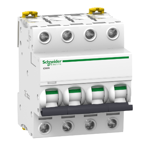 фото iC60N 4P 16А Автоматический выключатель 4-полюсный, 16А, 6kA (хар-ка C) Schneider Electric, A9F74416