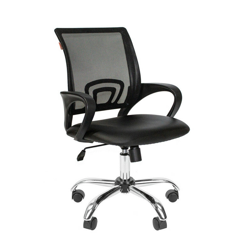 Кресло офисное EASY CHAIR 304 TC Net ткань черн/сетка черн хром