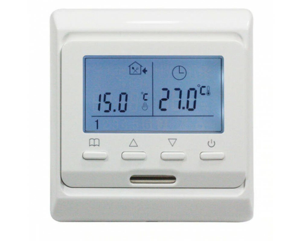 Тёплый пол. Комплект: Мат нагревательный ЧТК МНД-5.0 - 800 Вт+Программируемый терморегулятор Е51 - фотография № 4