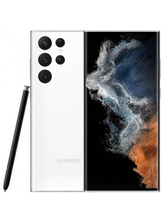Мобильный телефон Samsung Galaxy S22 Ultra S9080 (Snapdragon 8 Gen1) 12/256 Gb, белый фантом