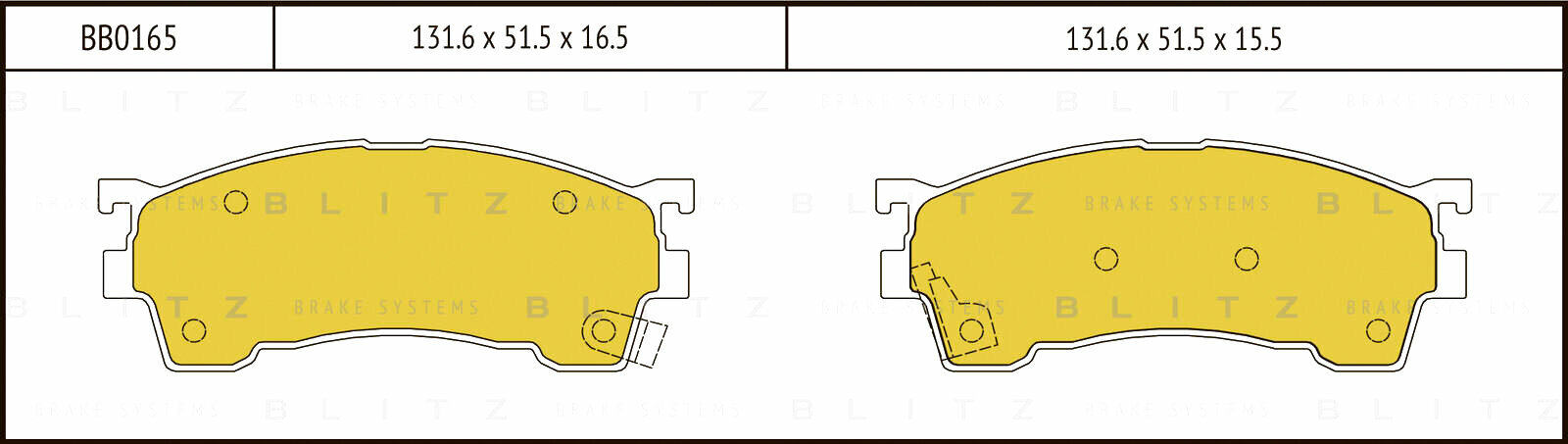 Колодки тормозные дисковые передние MAZDA 626 92-