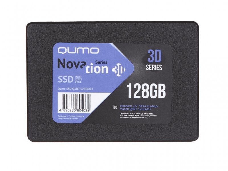 SSD накопитель QUMO Novation TLC 128GB (Q3DT-128GMSY)