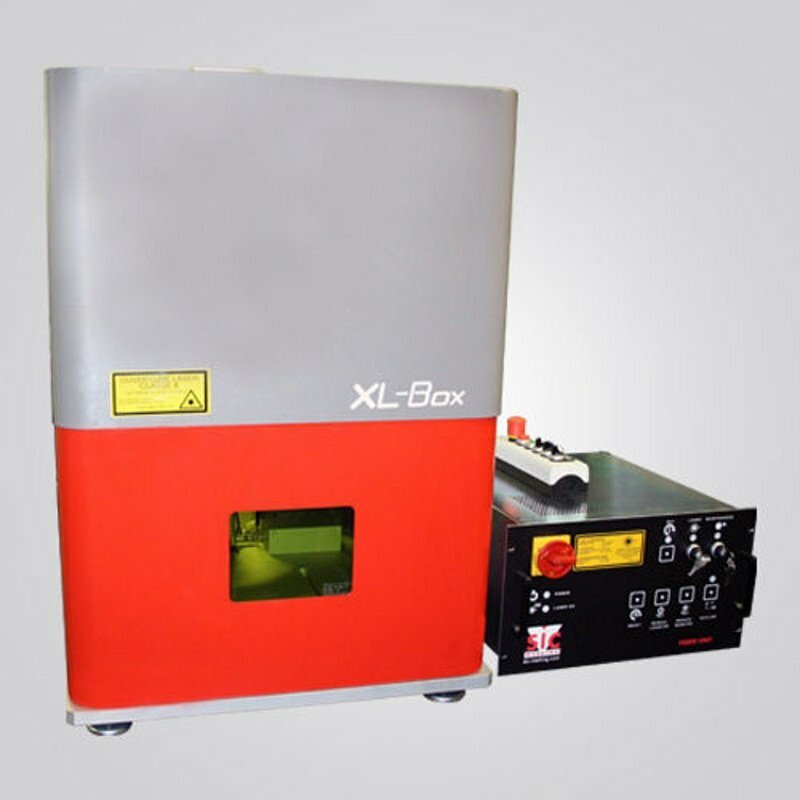 Стационарный лазерный маркиратор XLBOX повышенной контрастности с функцией 3D-маркировки, окно 100х100мм, мощность 20Вт