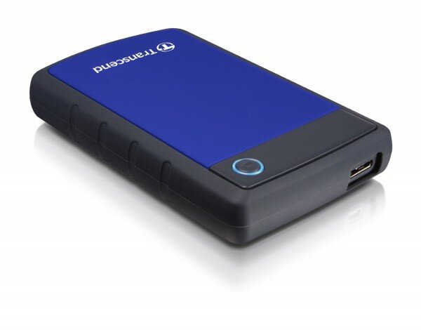 Внешний жесткий диск 2TB Transcend StoreJet 25H3B, 2.5", USB 3.0, резиновый противоударный, Синий TS2TSJ25H3B