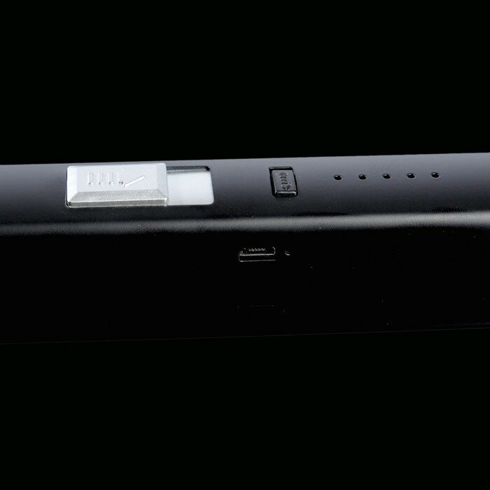 Зажигалка электронная, кухонная, USB, 23 х 2.5 х 1.5 см, черная - фотография № 3
