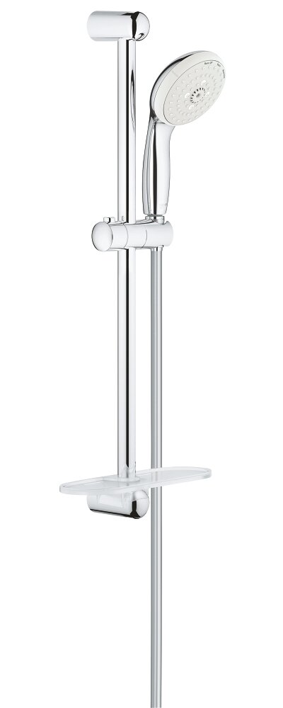 Душевой гарнитур Grohe Tempesta 100, 3 вида струи, 60см, полочка, хром 27927001