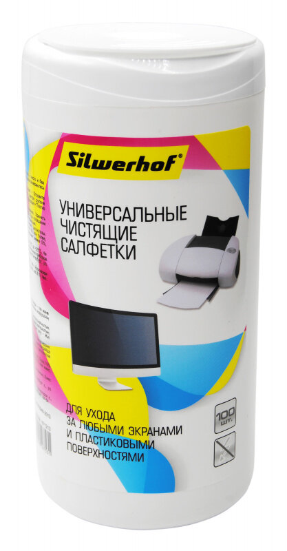 Silwerhof 671213 влажные салфетки 100 шт.