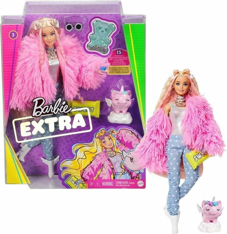 Barbie Кукла Extra - модница, GRN28