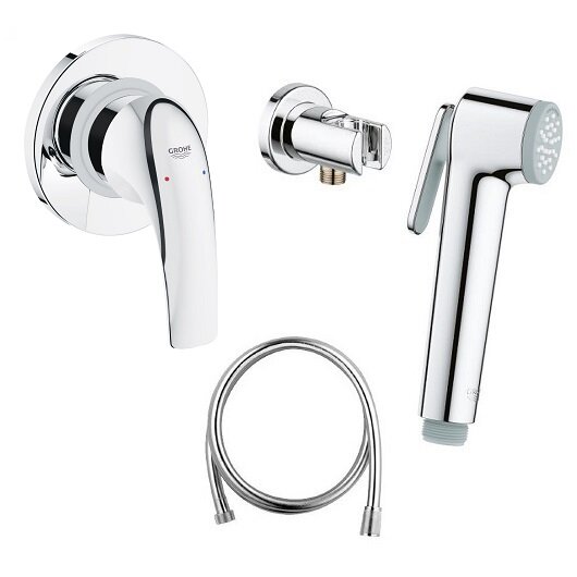 Душ гигиенический Grohe BauCurve 1 вид струи, комплект 124899