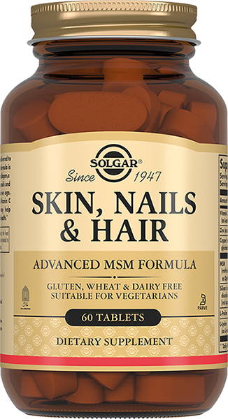 Solgar для кожи, ногтей и волос таблетки массой 1397 мг, 60 шт