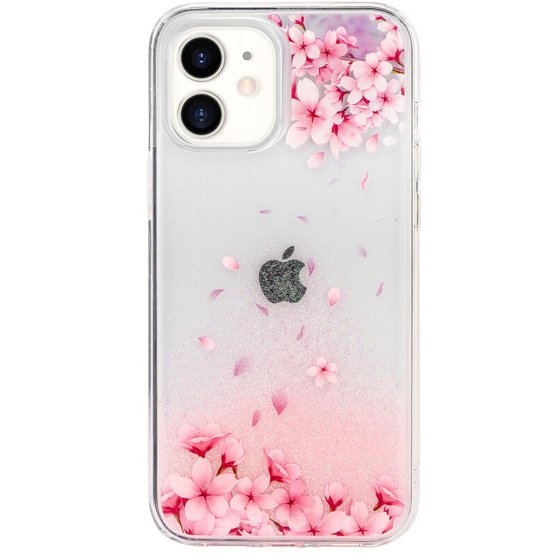 Чехол (клип-кейс) SwitchEasy Flash Sakura, для Apple iPhone 12 mini, разноцветный [gs-103-121-160-137] Noname - фото №1