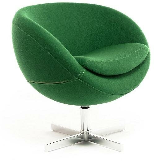Дизайнерское кресло Беон (реплика PLANET6) A686 Зеленый (ткань)