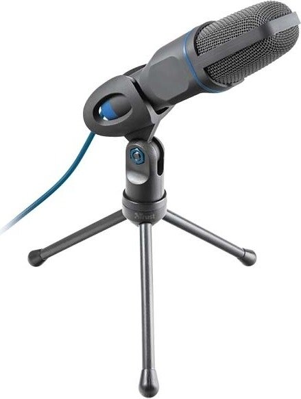 Микрофон Trust Microphone Mico, USB/mini jack 3.5mm, Streaming, Black [23790] 23790