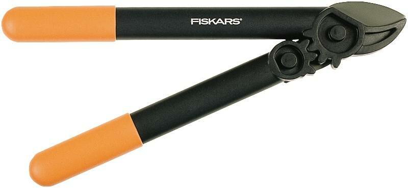 Сучкорез контактный Fiskars PowerGear L31 малый черный/оранжевый (1000581)