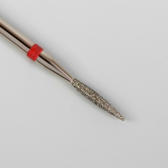 Фреза алмазная для маникюра «Пламя», мелкая зернистость, 1,4 × 8 мм