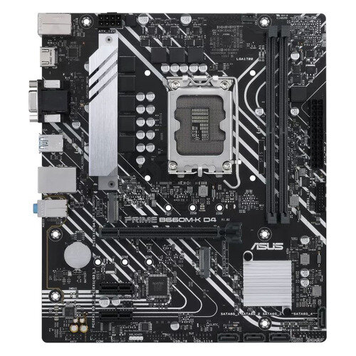 Материнская плата ASUS PRIME B660M-K D4, LGA 1700, Intel B660, mATX, Ret