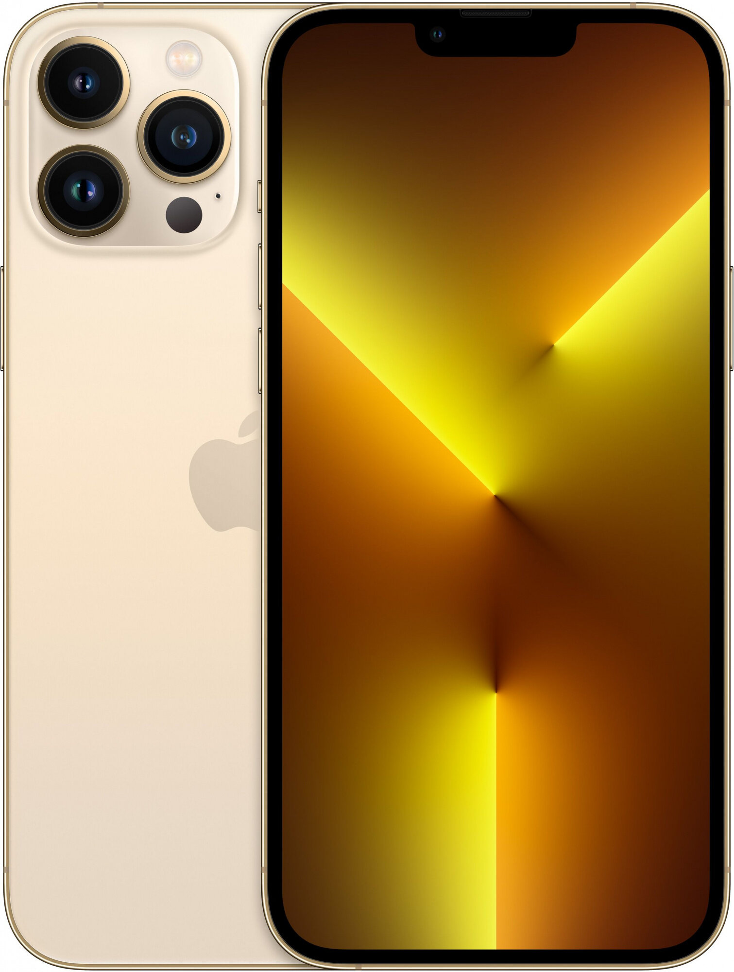 APPLE Смартфон Apple A2641 iPhone 13 Pro Max 256Gb 6Gb золотой моноблок 3G 4G 1Sim 6.7" 1284x2778 iOS 15 12Mpix 802.11 a/b/g/n/ac/ax NFC GPS GSM900/1800 GSM1900 TouchSc Ptotect MLJA3AH/A