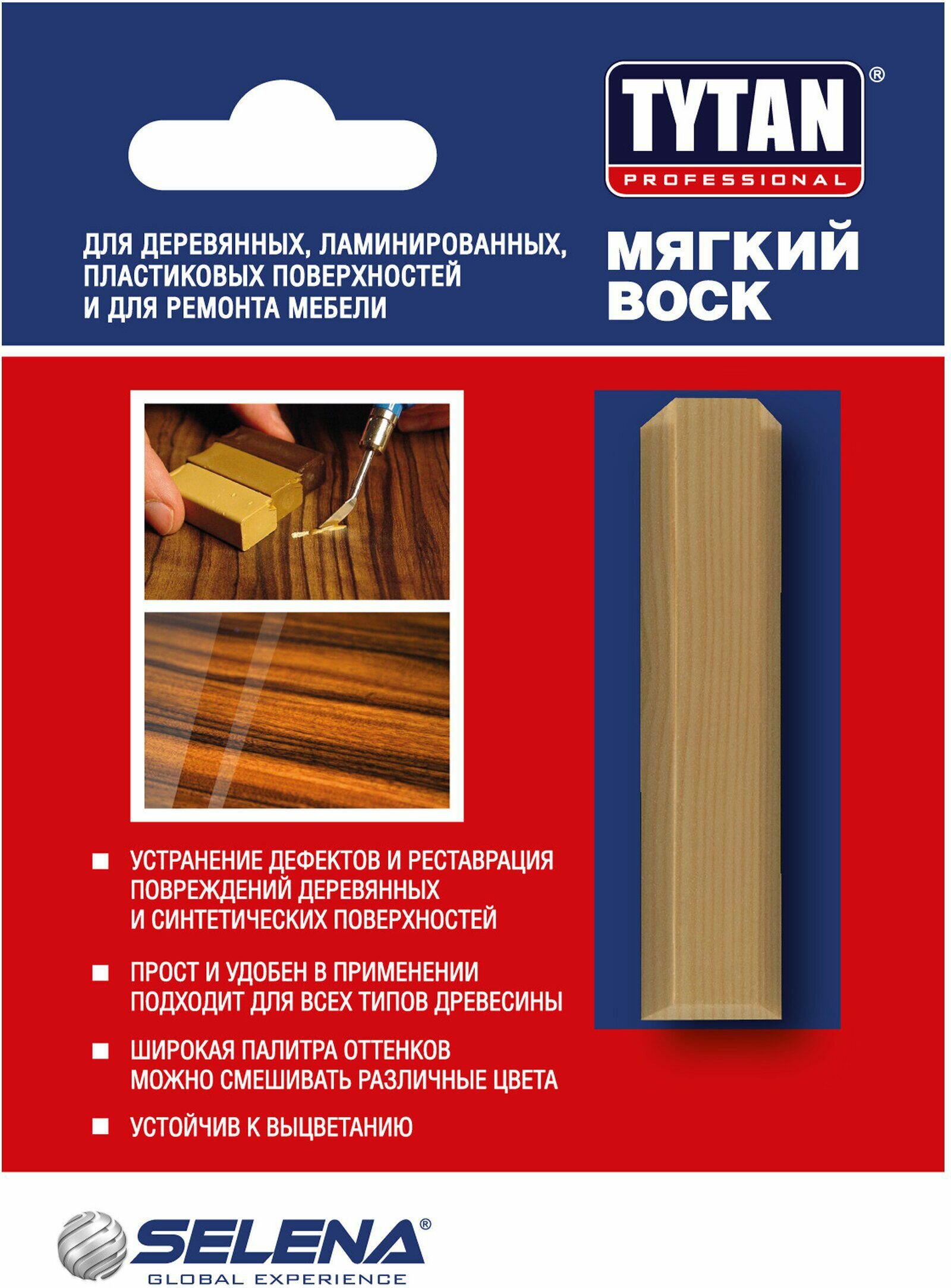 Мягкий воск TYTAN Professional - натуральный дуб 7.5г