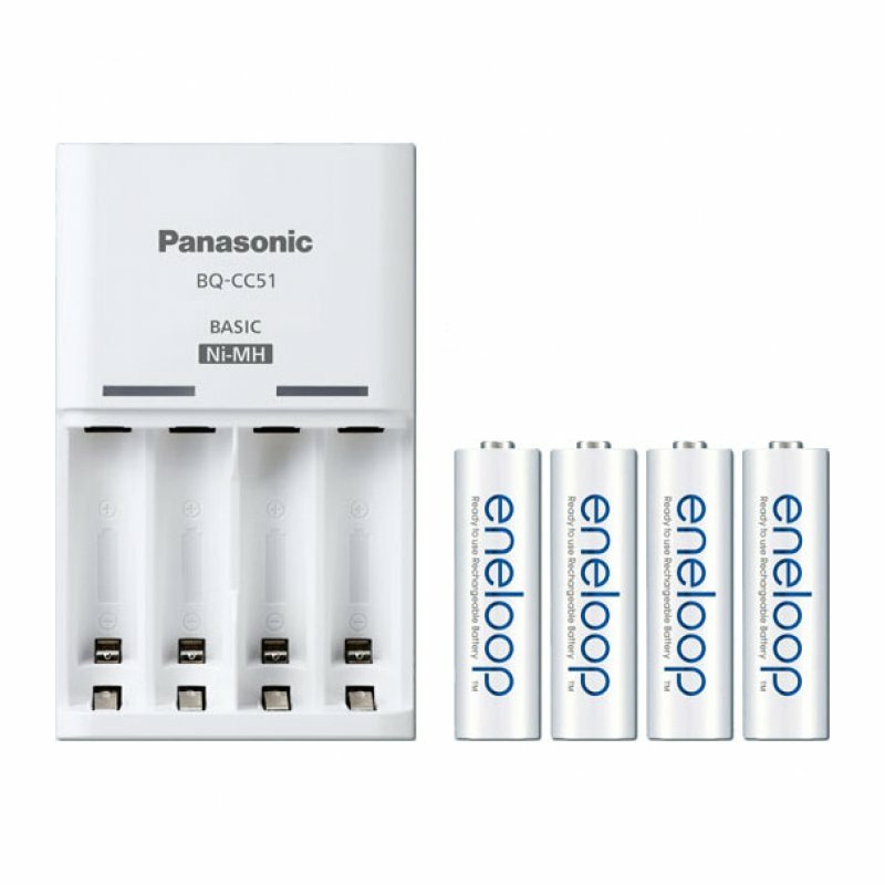    ( ) eneloop Basic Charger + 4AA1900mAh - K-KJ51MCC40E (Panaonic) (  13349 )