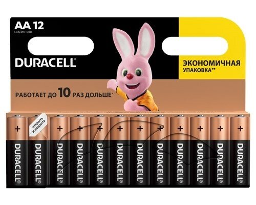 Батарейки Duracell LR6-12BL BASIC 12 шт.