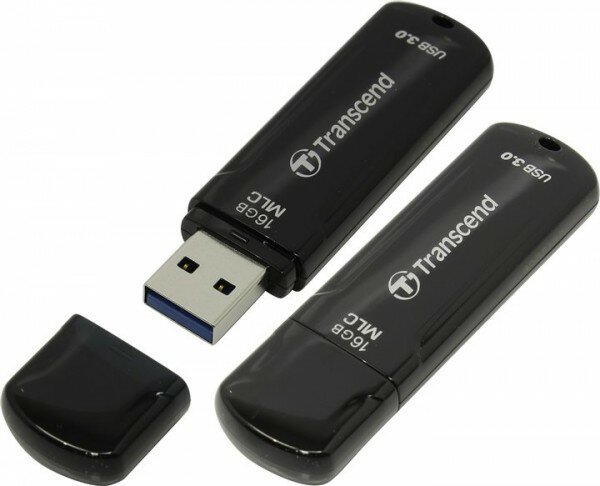 Флешка 16GB Transcend JetFlash 750, USB 3.0, Черный TS16GJF750K