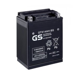 Аккумулятор мото GS GTX14AH-BS (YTX14AH-BS) AGM