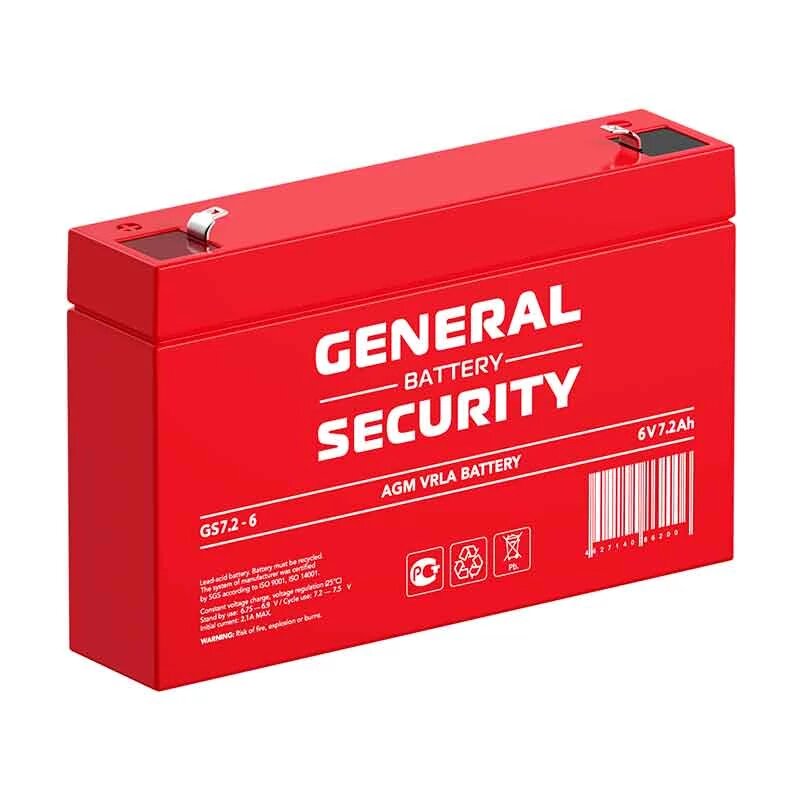 Аккумуляторная батарея General Security GS7.2-6