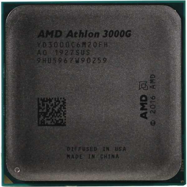 Процессор AMD Athlon 3000G AM4 OEM, YD3000C6M2OFH