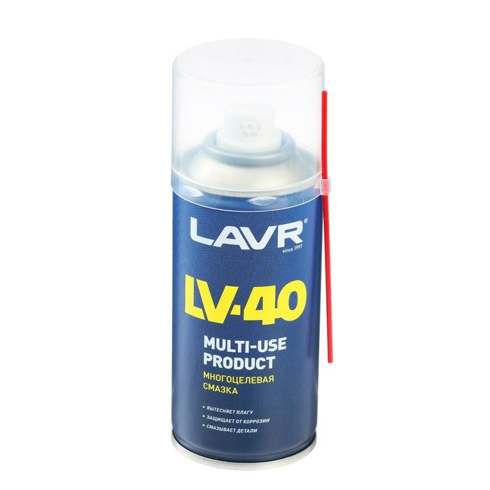 LAVR Многоцелевая смазка LAVR Multipurpose grease LV-40, 210 мл, аэрозоль, Ln1484