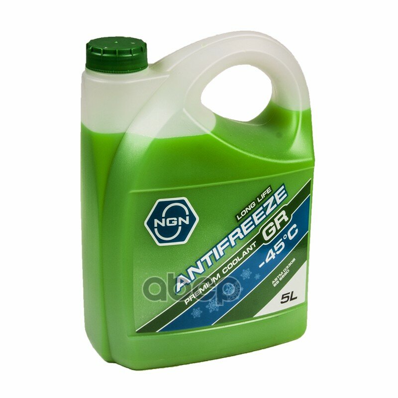 Антифриз Gr-45 (Green) Antifreeze 5l NGN арт. V172485338