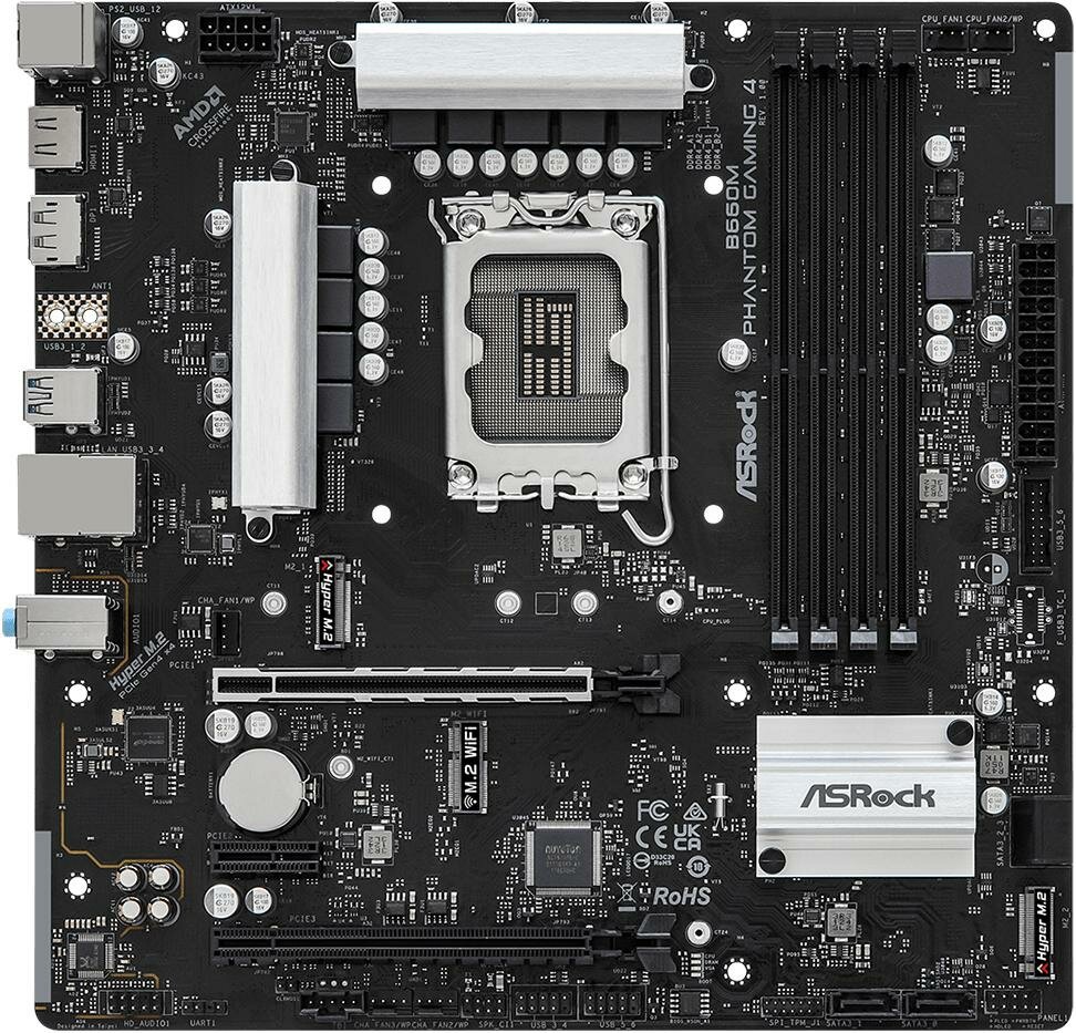 Материнская плата ASRock B660M PHANTOM GAMING 4