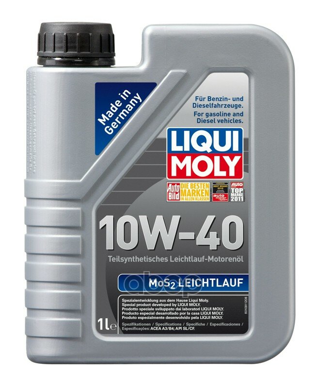 Liqui moly Масло Моторное Mos2 Leichtlauf 10w-40 1l