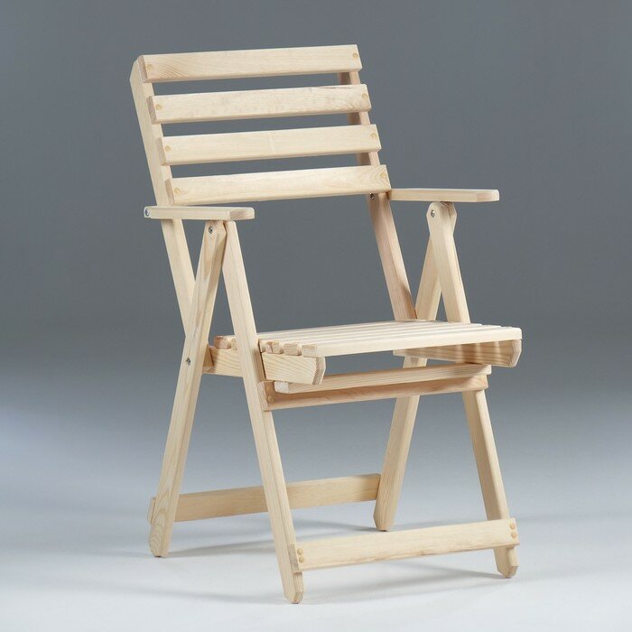 Добропаровъ Кресло складное с подлокотниками, 70 х 55 х 92 см - фотография № 1