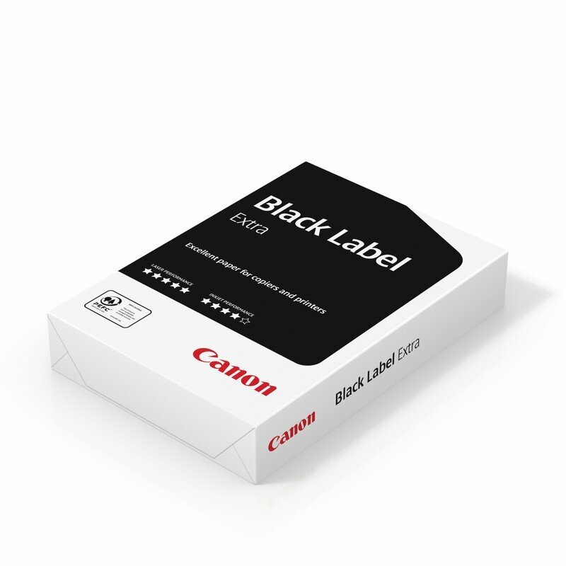 Бумага для офисной техники Canon Black Label Extra А4 80 г/кв.м белизна 162% CIE 500 листов , 266311