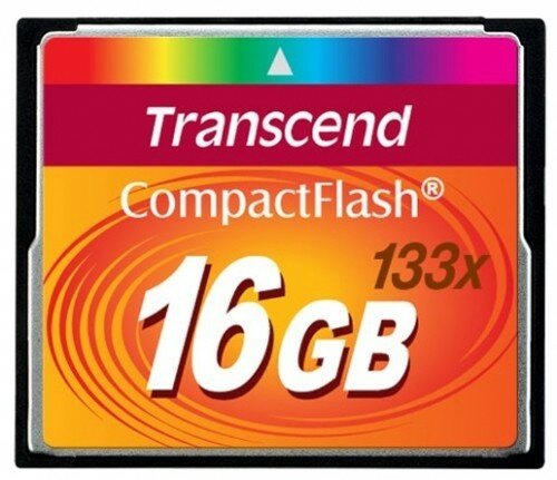 Флеш карта CF 16GB Transcend, 133X TS16GCF133