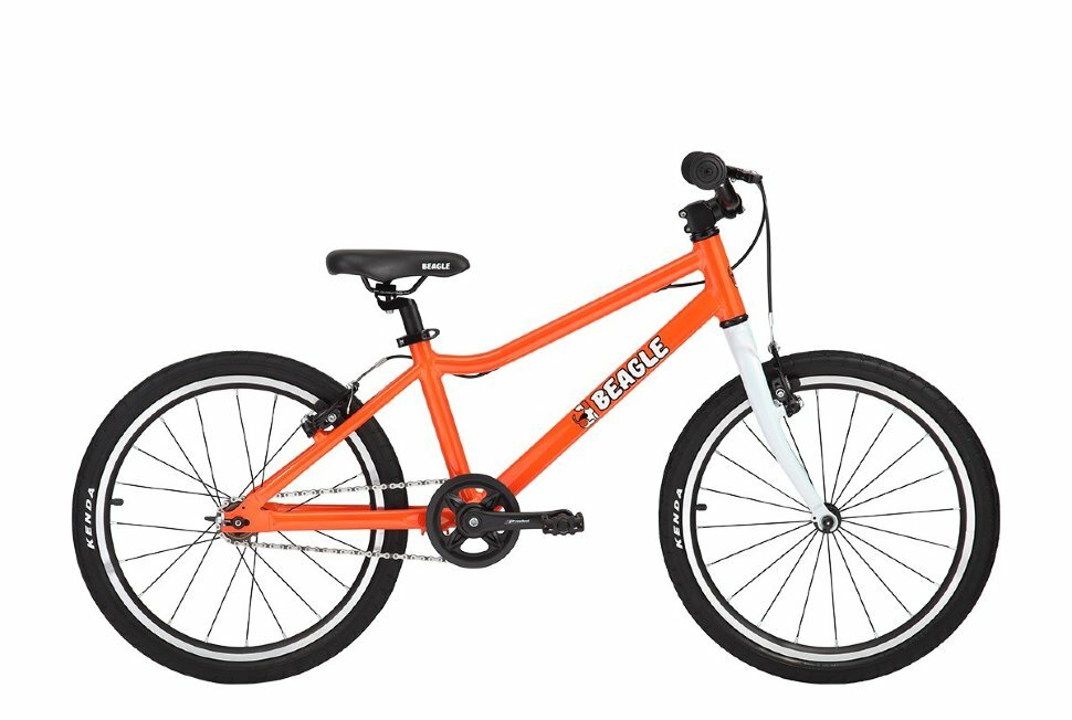 Велосипед Beagle 120 оранжевый/белый