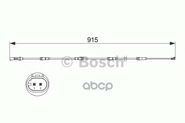 Датчик Износа Торм.колодок Зад. Bosch арт. 1987473509