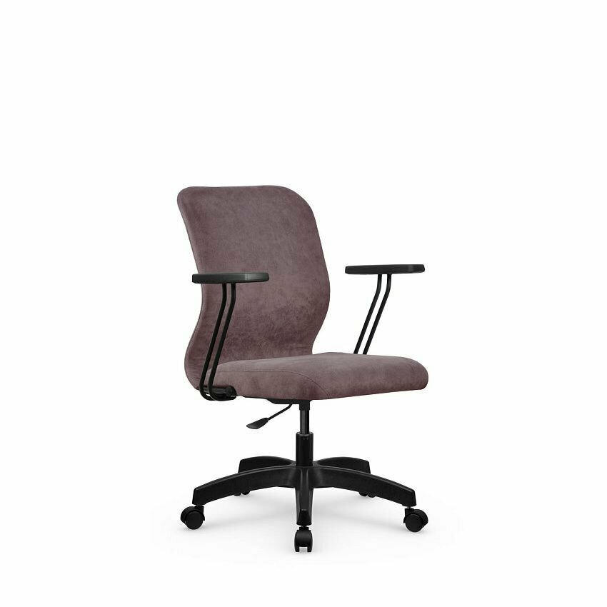 Компьютерное офисное кресло mетта SU-Мr-4/ подл. 109/осн. 005, Темно-розовое - фотография № 1