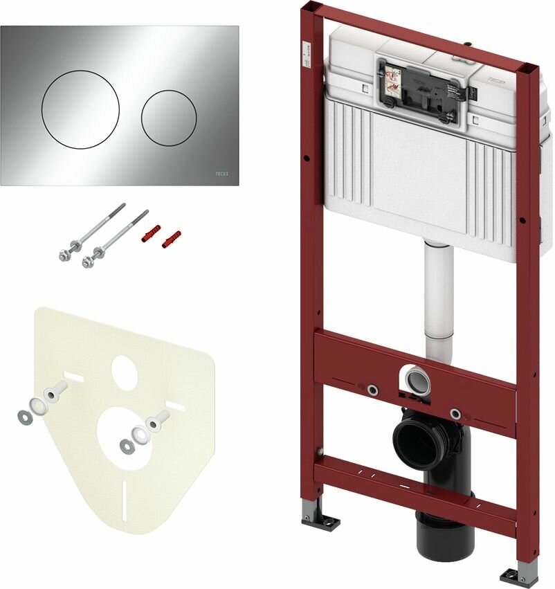Система инсталляции для унитазов TECE Loop K440921 4 в 1 с кнопкой смыва