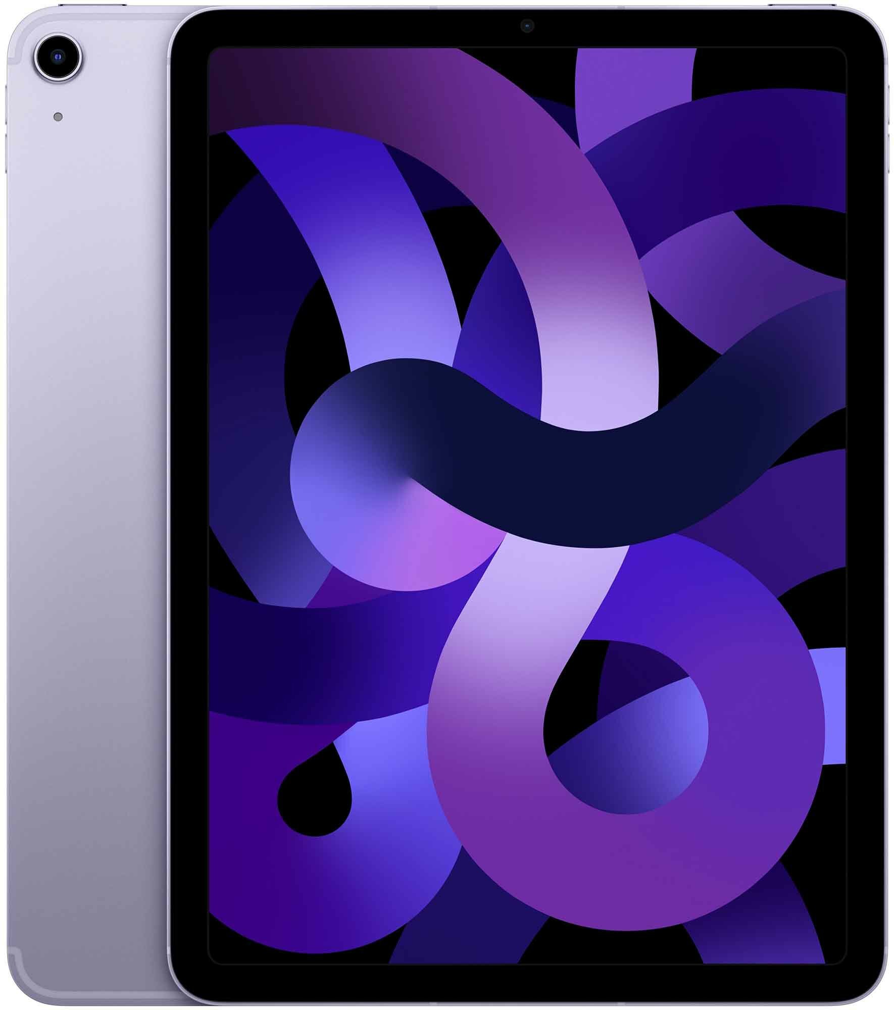 Планшет Apple iPad Air 2022 A2589 64Gb Wi-Fi + Cellular (MME93ZP/A) фиолетовый
