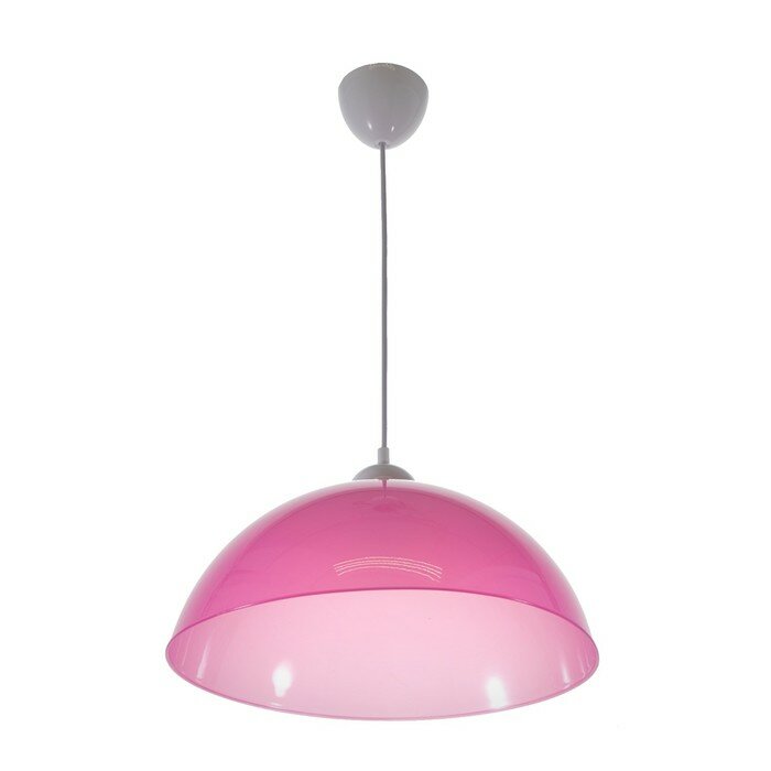 Люстра подвес "Сафари 2" 1 лампа 15W E27 розовый - фотография № 1