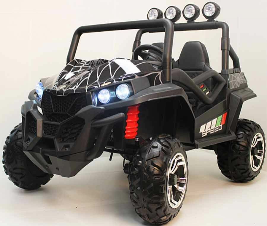 Электромобиль RiverToys T888TT 4WD 24V Чёрный паук